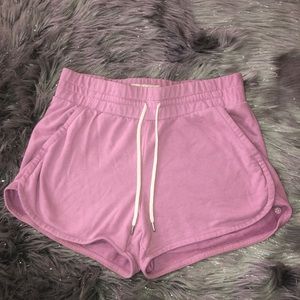Pinkish purple shorts